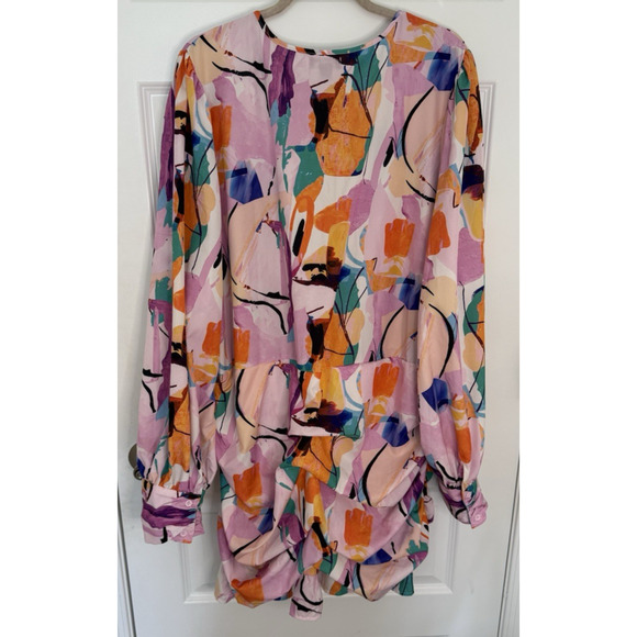 PrettyLittleThing Multicolor Abstract Mini Dress - Picture 2 of 5
